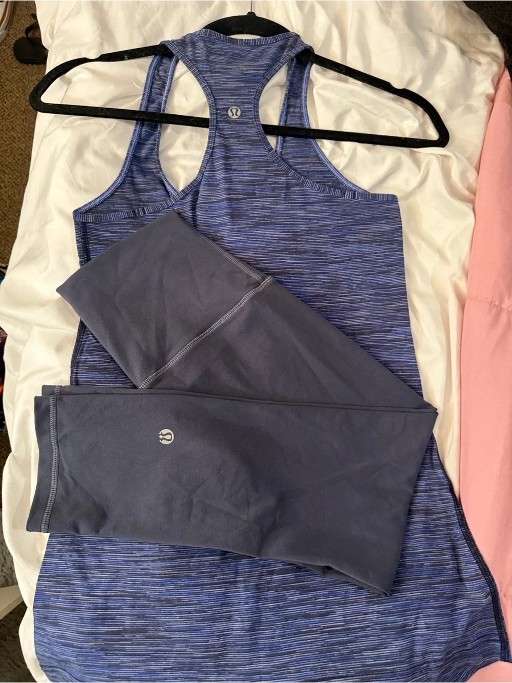 lululemon athletica Space-Dye Blue Racerback Tank